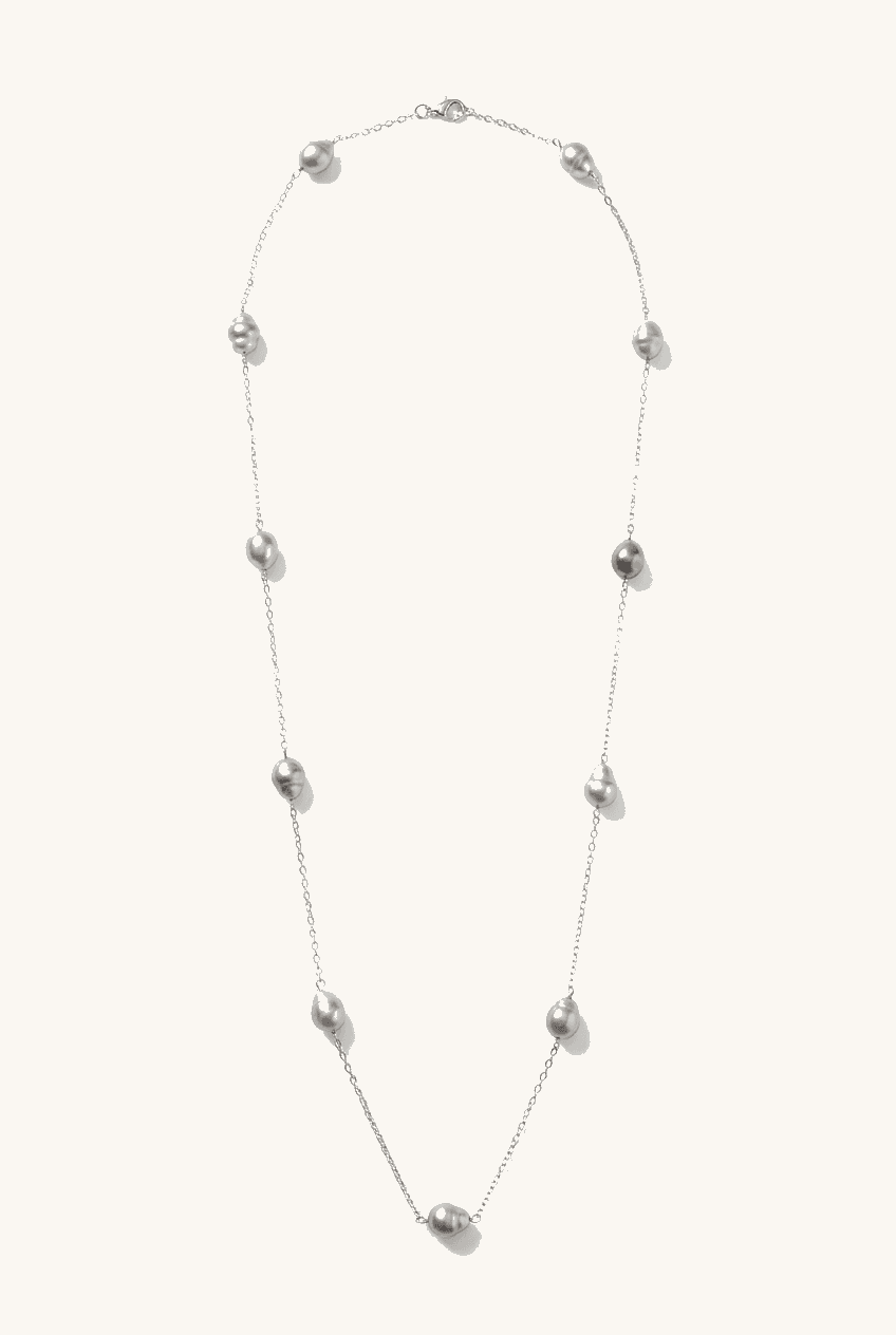 14 Tahitian Pearl Necklace with Back Clasp