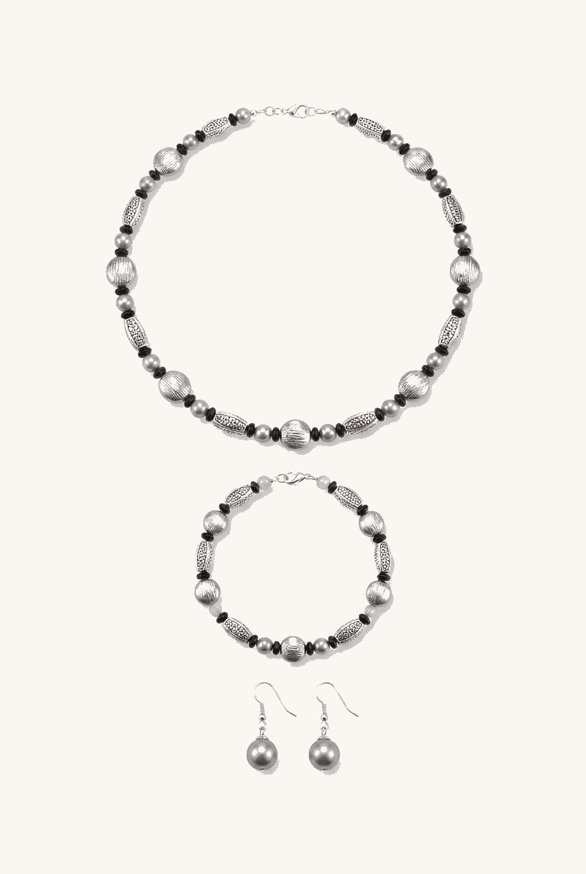 Crystal Necklace, Bracelet & Earring Set